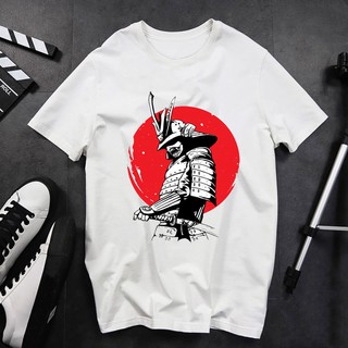 Áo thun unisex form rộng hình Samurai Nhật Bản đẹp độc lạ vải dày mịn mát 2019T1662