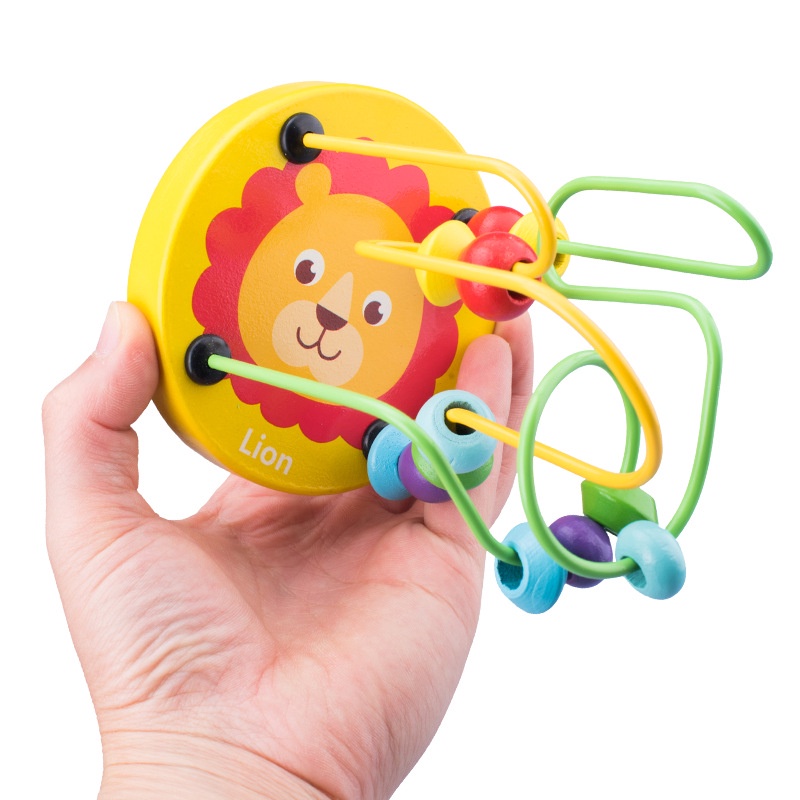 Đồ Chơi Luồn Hạt Mini Gỗ Cho Bé Luyện Khéo Tay Kiên Nhẫn Đồ Chơi Trong Nhà Cho Bé- Đồ Chơi Cho Bé PUKAPI