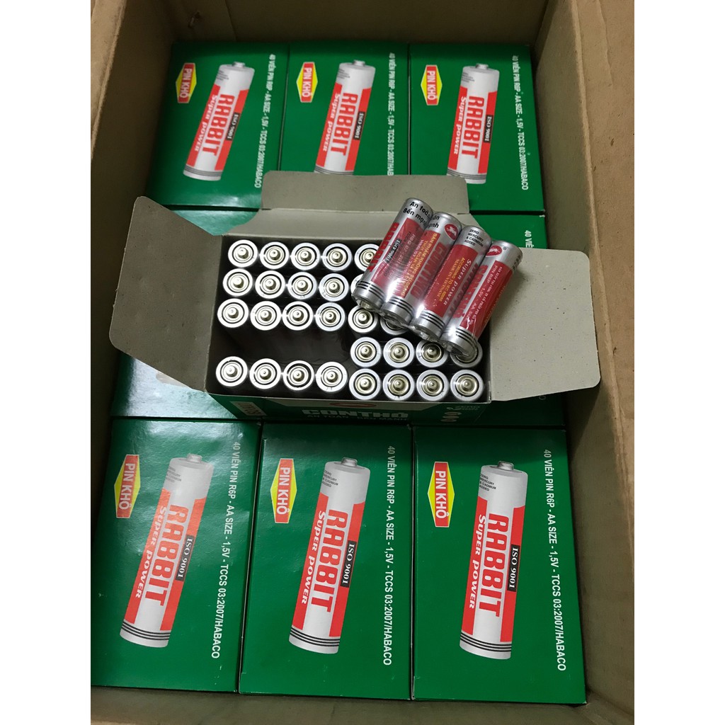 Pin tiểu Rabbit Con thỏ AA 1.5v | Shopee Việt Nam