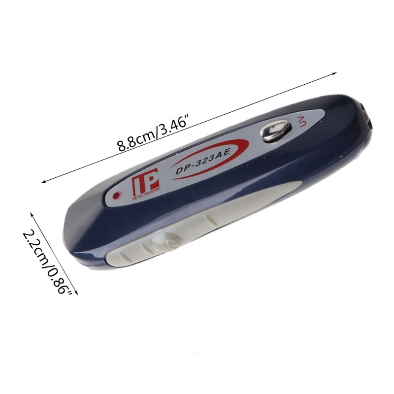 Bt Di Động Mini 2 Trong 1 UV Tiền Giấy Ghi Chú Máy Kiểm Tra Có Dây Buộc Máy Phát Hiện Từ Tính Móc Khóa Bền