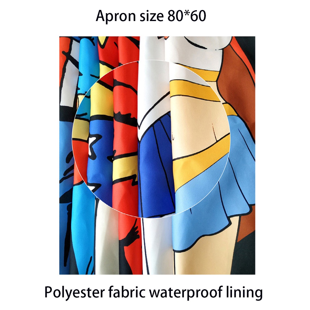 Ảnh Tạp dề nhà bếp Aubess Super Hero - Thiết kế vui nhộn & thời trang - Polyester dùng để nấu ăn / ăn uống 3