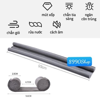 Combo 2 Thanh Xốp Chèn Khe Cửa Ngăn Bụi Chống Ồn