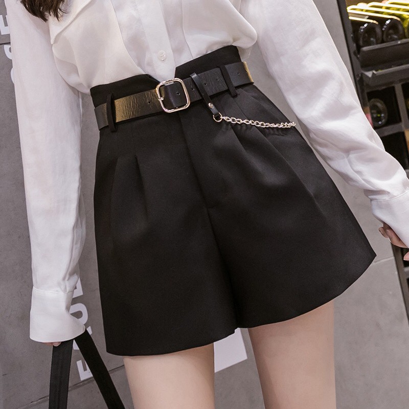 Ảnh Quần short nữ silive quần đùi nữ cạp cao phong cách trẻ trung 2