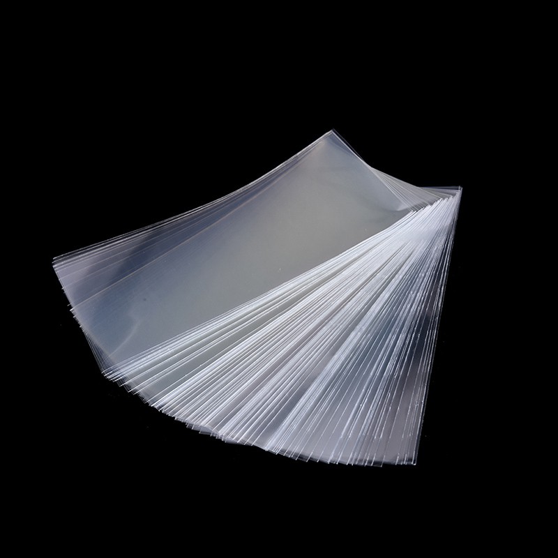 Bộ 100 túi nhựa trong suốt bảo vệ tiền giấy 8.5x17.5cm