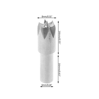 QUIM 6mm Plum Blossom Thimble Mũi khoan cho máy tiện Mini Dụng cụ chế biến gỗ DIY