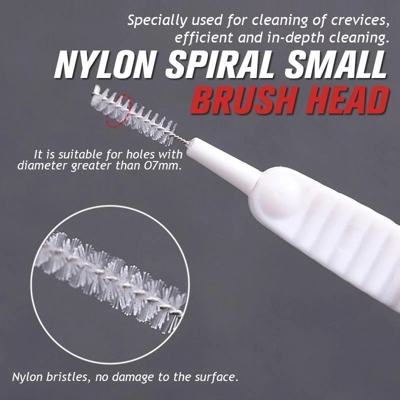 Set 10 Cọ Vệ Sinh Đầu Vòi Hoa Sen Mini Đa Năng Chống Tắc Nghẽn Lỗ Thoát Nước Nhà Tắm