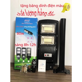 Đèn Năng Lượng Mặt Trời sân vườn 60w,đèn đường phố đèn ngoài cổng ,sáng 8h-12h