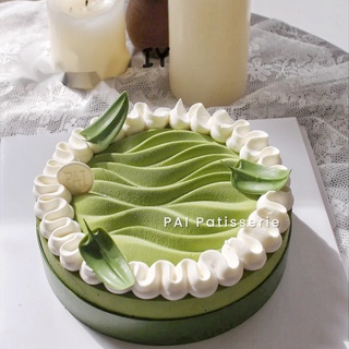 20cm 27cm Tròn Tấm Bánh Mousse Khuôn Seoul Phong Cách Cắt Chocolate Sóng Muỗi Trang Trí Khuôn Silicon