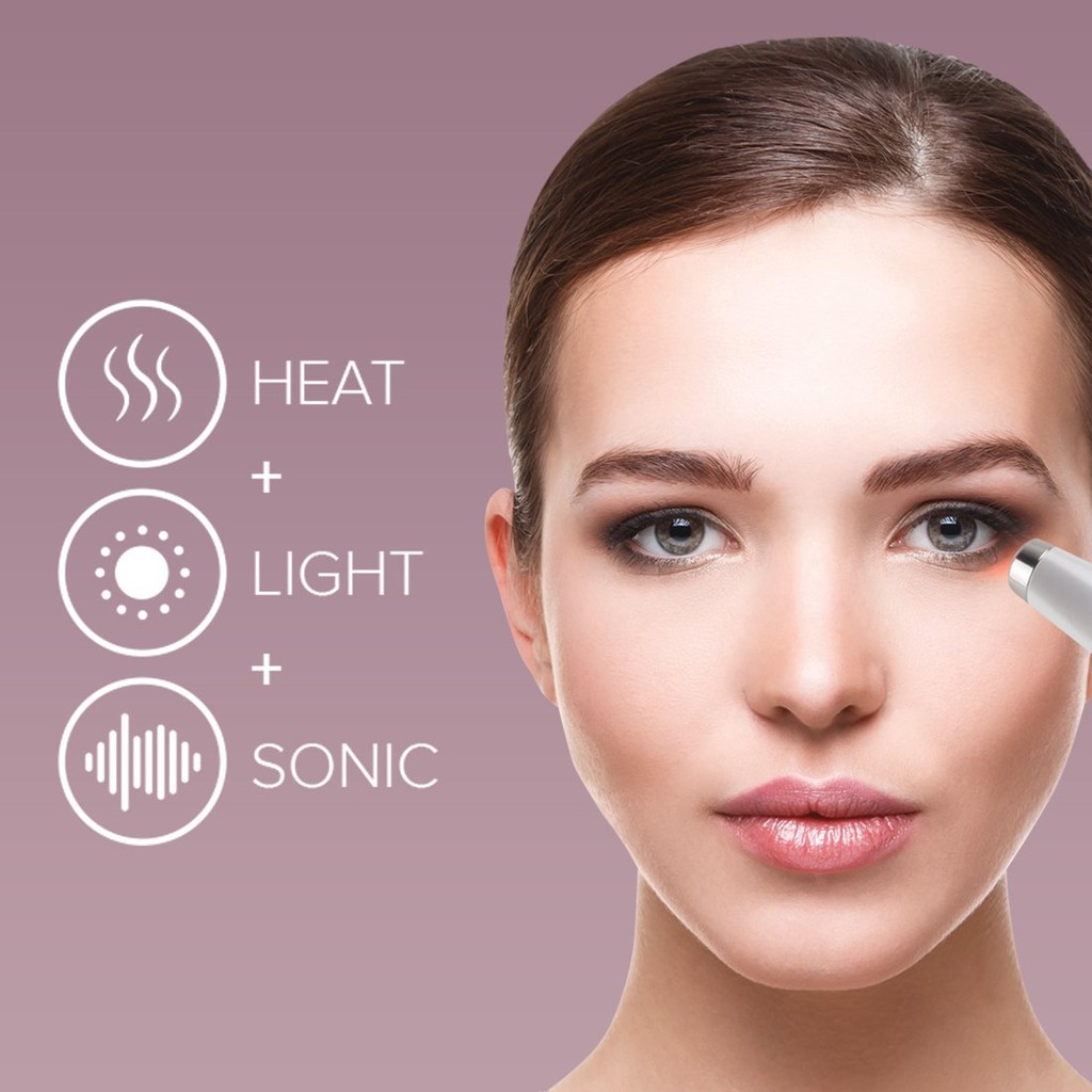 Máy massage mắt rung siêu âm kết hợp đèn hồng ngoại HoMedics EYE-200