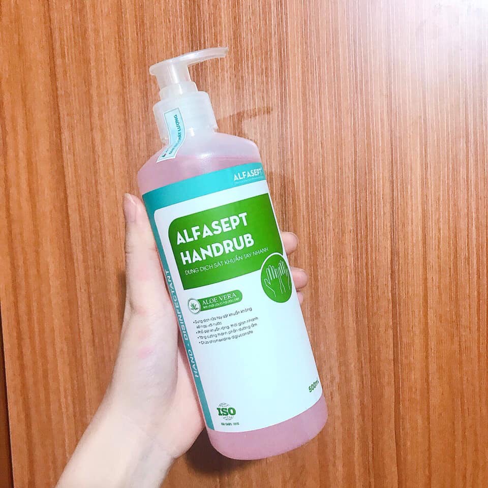 Mô tả Dung dịch rửa tay sát khuẩn Alfasept Handrub 500ml - 1
