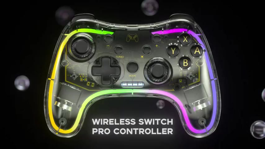 Switch controller rgb glare cool wireless switch pro controller tương ...