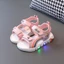 sandal bé gái - dép quai hậu đi học cho bé công chúa cầu vồng nhiều màu sắc siêu nhẹ đế mềm chống trượt 669