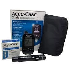 [hỏa tốc] Máy đo đường huyết Accu Chek Guide - tặng 25 que, 100kim, 100cồn