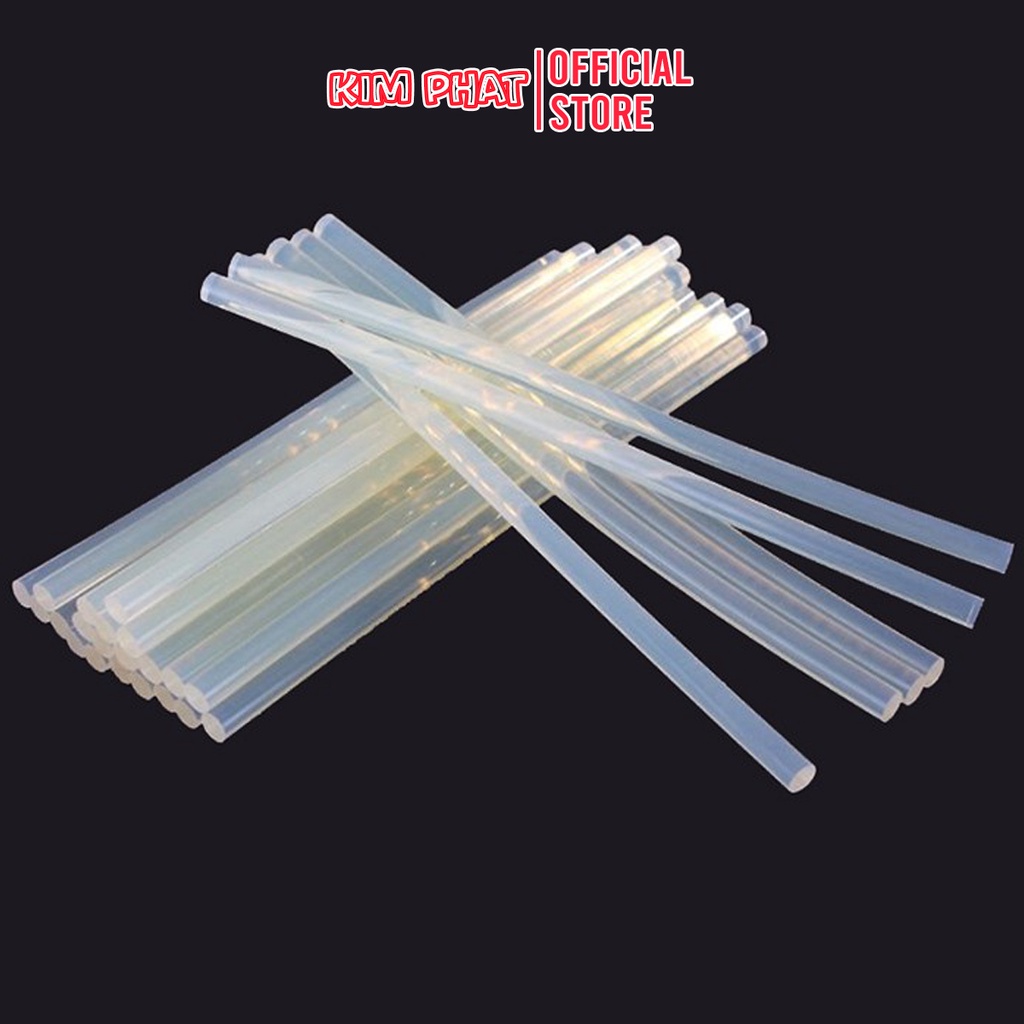 Combo 20 Que Keo nến Silicon trong suốt dùng cho súng bắn keo