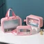 ⭐ KHO SỈ ⭐ Túi đựng mỹ phẩm du lịch đựng đồ trang điểm WASHBAG trong suốt có tay cầm
