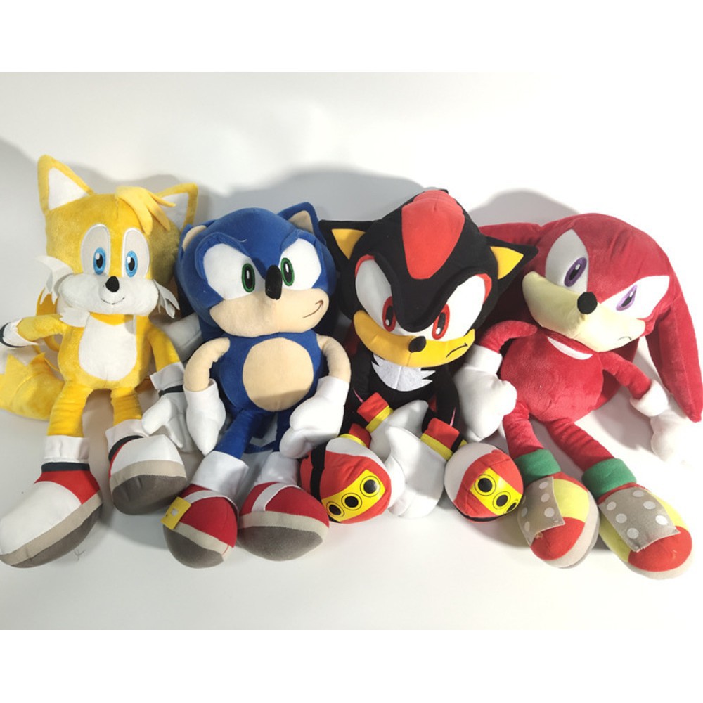 Búp bê nhồi bông Sonic the Hedgehog & Miles Tails đồ chơi trẻ em sang trọng
