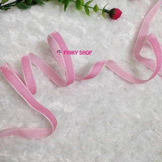 Dây ruy băng nhung 1cm 2cm lẻ 2 mét 5 mét làm nơ trang trí làm đồ thủ công handmade Pinky Shop