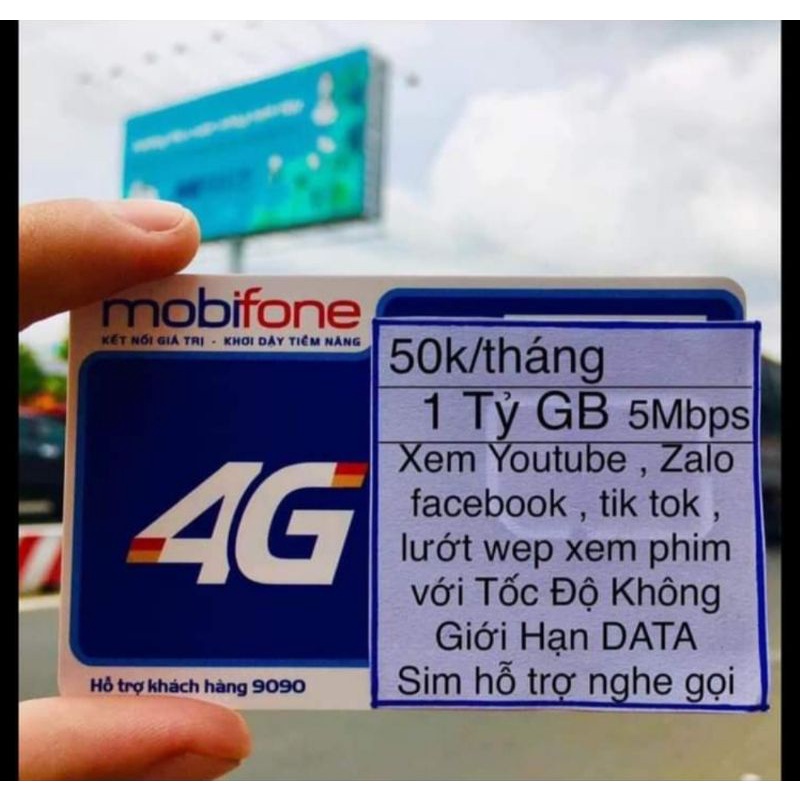 Sjm 4G tỷ phú gigabye truy cập thả ga