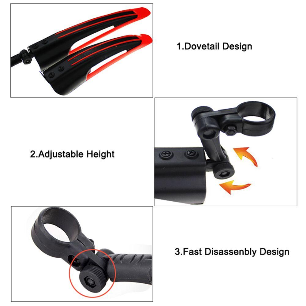 HOBBYIN 2 Chiếc Chắn Bùn Xe Đạp Phụ Kiện Nóng Thời Trang Trước / Sau