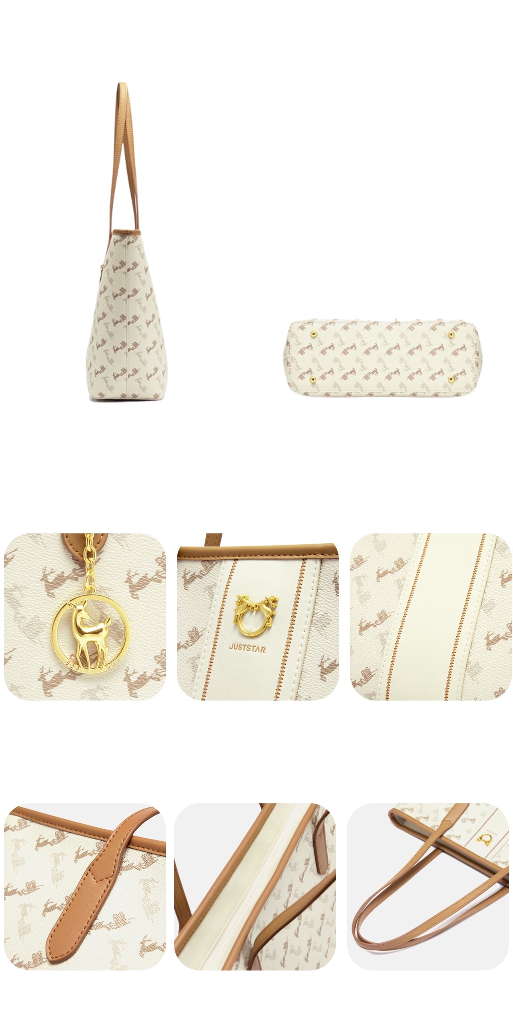 Mô tả Túi Tote bag công sở Just Star đẹp sang trọng size to lớn đi làm đi chơi du lịch cao cấp ViAnh Store 172849 - 5