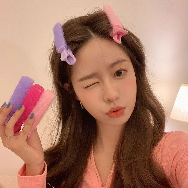 [Máy uốn tóc kiểu INS Hàn Quốc dành cho nữ] [Kẹp tóc xoăn lười tạo kiểu Air Bangs] [Chân tóc đơn giản dành cho nữ]