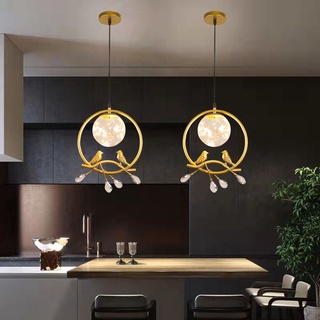 Đèn Led Mặt Dây Chuyền Chim Đèn Chùm Đầy Sao Hành Lang Ánh Sáng Cloakroom Đèn Trần Lối Vào Đèn Chùm Nhỏ