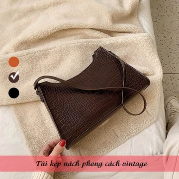 Women's Vintage Underarm Bag