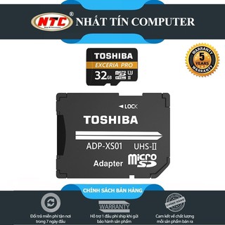 Thẻ nhớ MicroSDHC Toshiba Exceria Pro M501 32GB UHS-II U3 4K R270MB/s W150MB/s (Đen)