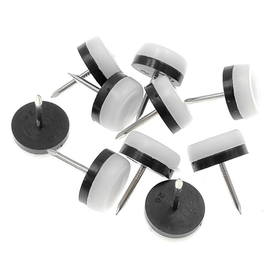Bộ 40 đế lót chân bàn ghế gỗ dạng đinh ghim 18 mm/ 0.7 inch