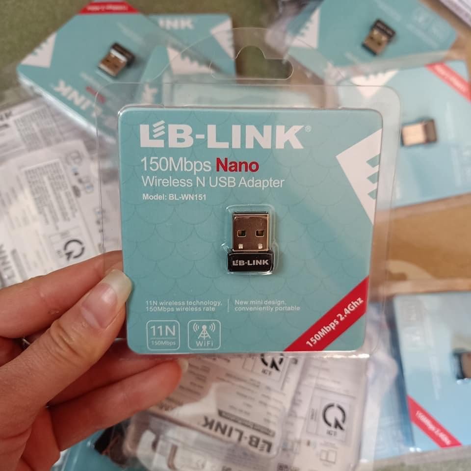 Đầu USB thu wifi LB-LINK BL-WN151 BL-WN155A tốc độ 150Mb đa năng ...