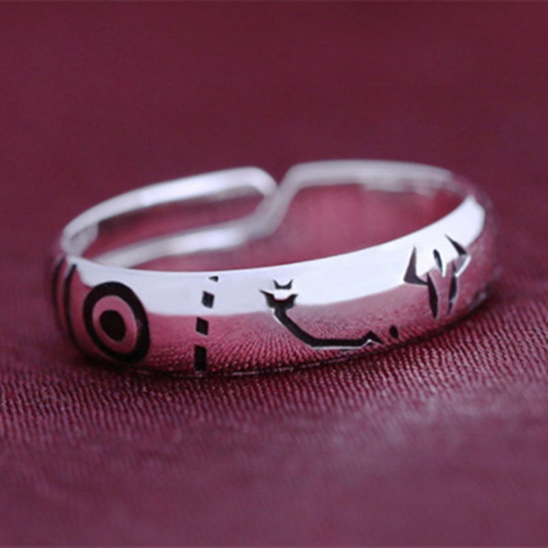 Anime Jujutsu Kaisen Ryomen Sukuna Itadori Yuji Nhẫn Cosplay Nam Nữ Có Thể Điều Chỉnh Nhẫn Trang Sức Chống Đỡ Phụ Kiện