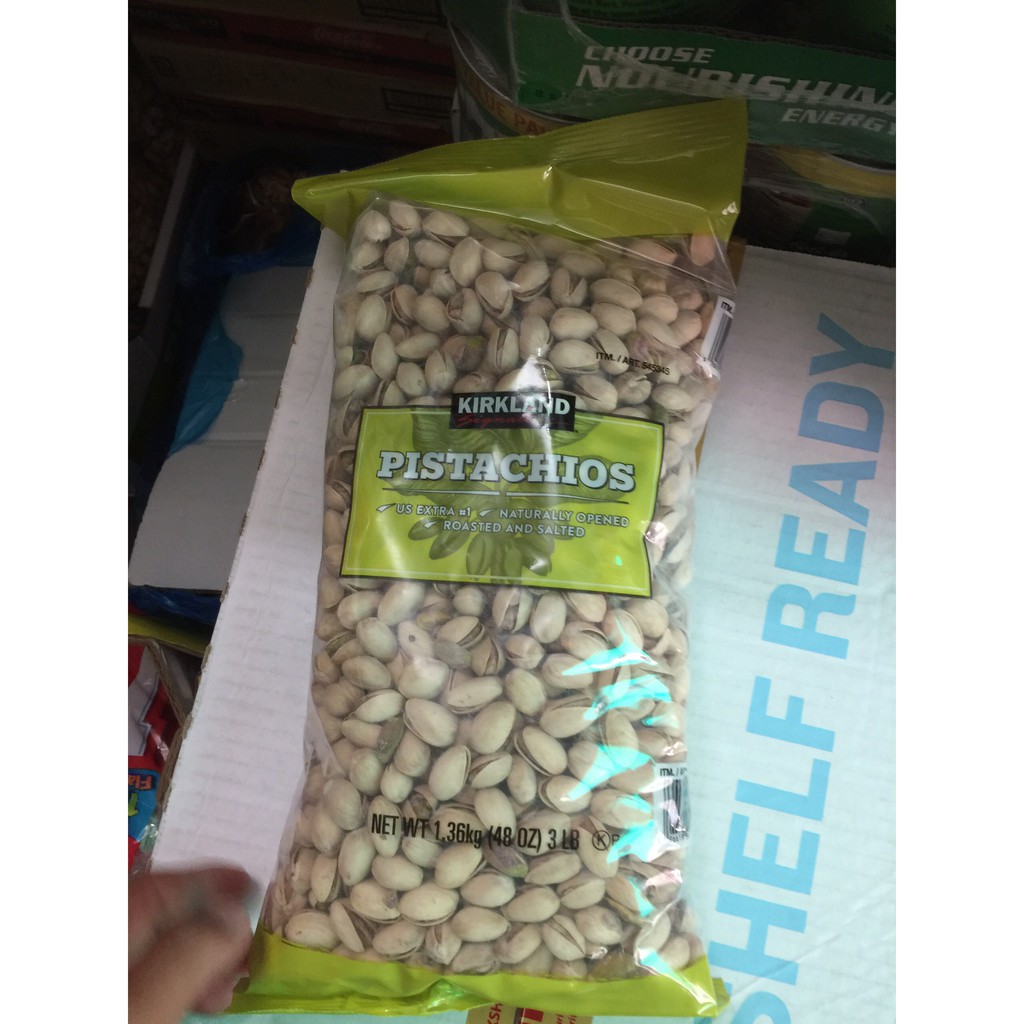 [DATE MỚI 12/2024] Dẻ Pistachios Kirkland Signature Mỹ 1.36kg Shopee
