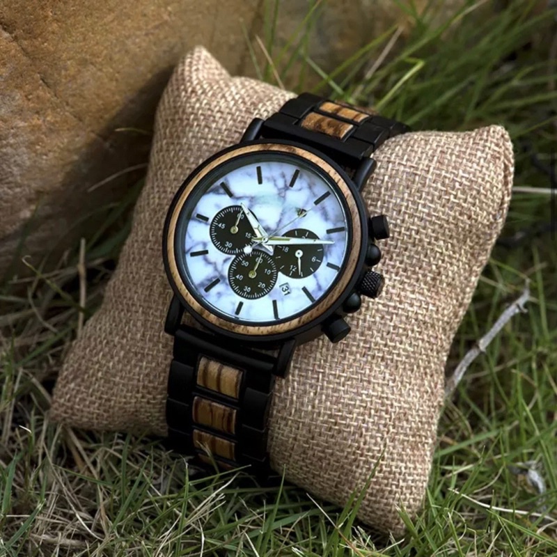 Đồng hồ đeo tay nam vỏ gỗ WoodWatch GP09-1A
