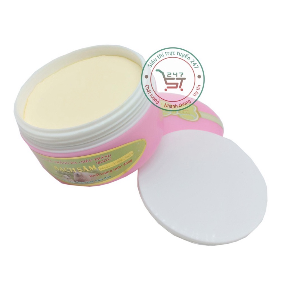 Kem body Trắng da toàn thân Giữ ẩm Phục hồi da Se khít lỗ chân lông Bạch Sâm K27 250g (Hồng)