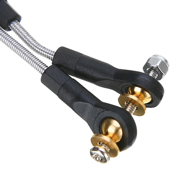 1 Bộ Cần Kéo Lái Xe RC Nâng Cấp Một Phần Kim Loại RC Lái Cần Bền Cho WPL B1 B14 B24 B24 C14 C24 1 / 16