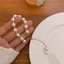 Vòng Tay Đính Ngọc Trai Dễ Điều Chỉnh Thời Trang Dành Cho Nữ