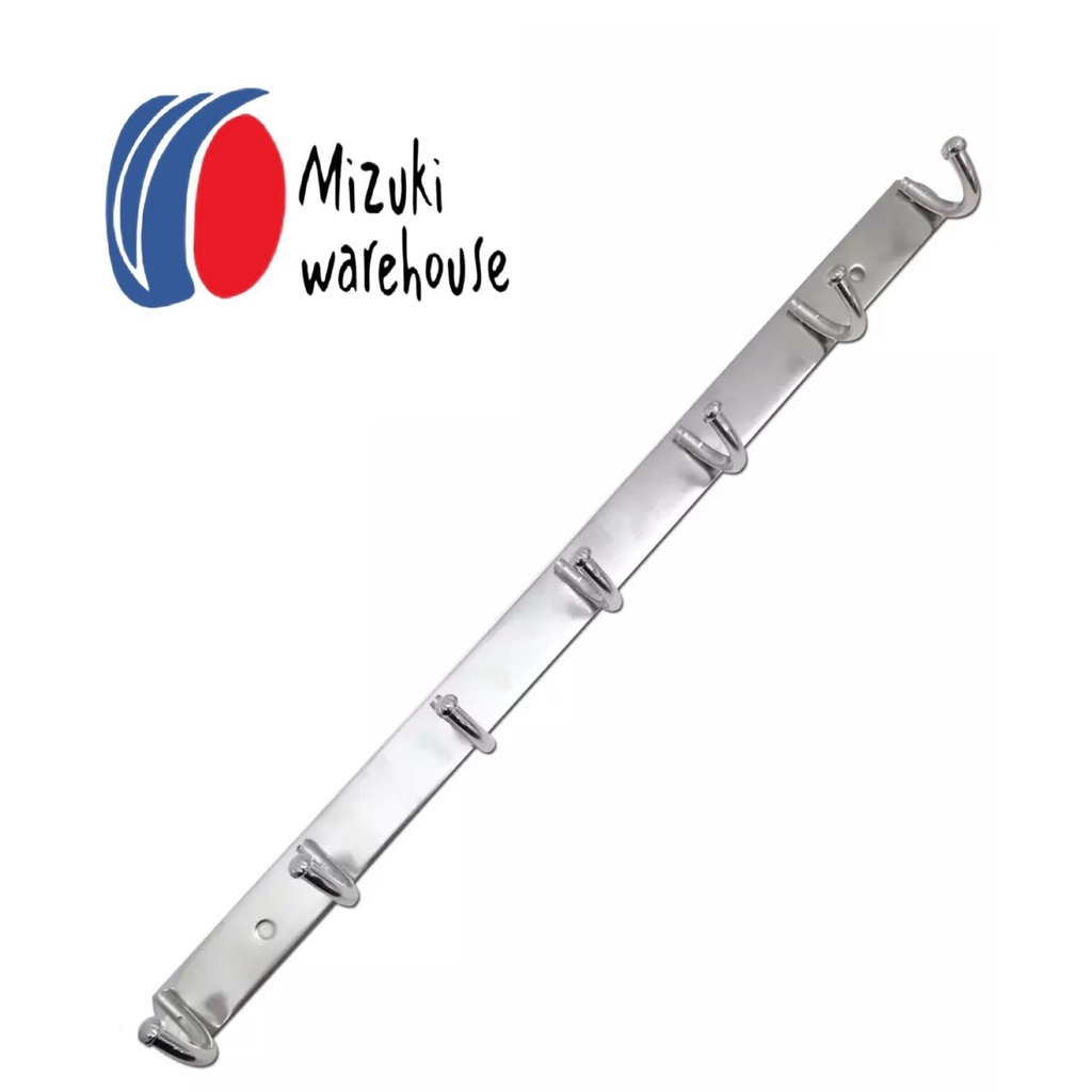 Móc treo Inox 7 mấu( tặng kèm Vít, Li vê nhựa hoặc Đinh đóng tường ...