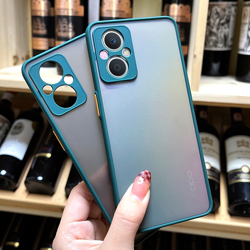 Ốp điện thoại nhám chống sốc cho OPPO Reno 15 15F 14 14F 13 13F 12F 12 11 10 8T 8Z 8 7Z 7 Pro Max Plus Pro+ 4G 5G 2026