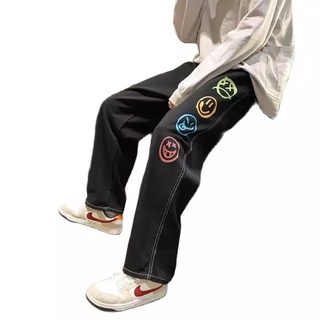 QUẦN BAGGY ỐNG RỘNG NAM-TAN-DÁNG SUÔNG PHONG CÁCH-QJI02-THỜI TRANG UNISEX-có size Nam Nữ in dể phối đồ siêu đẹp màu đen