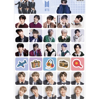 Set Sticker idol Kpop bts black và hoạt hình đáng yêu DecorMe Hình ...