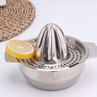 Dụng Cụ Vắt Cam, Chanh Inox Có Tay Cầm Thông Minh Tiện Dụng { H }