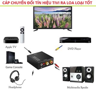 Bộ chuyển đổi âm thanh tivi ra loa quang học cao cấp loại tốt chinh hãng