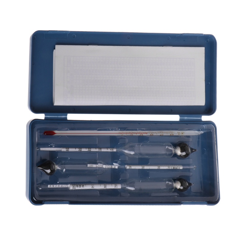 Bộ 3 Thiết Bị Đo Nồng Độ Cồn 0-100% + Nhiệt Kế