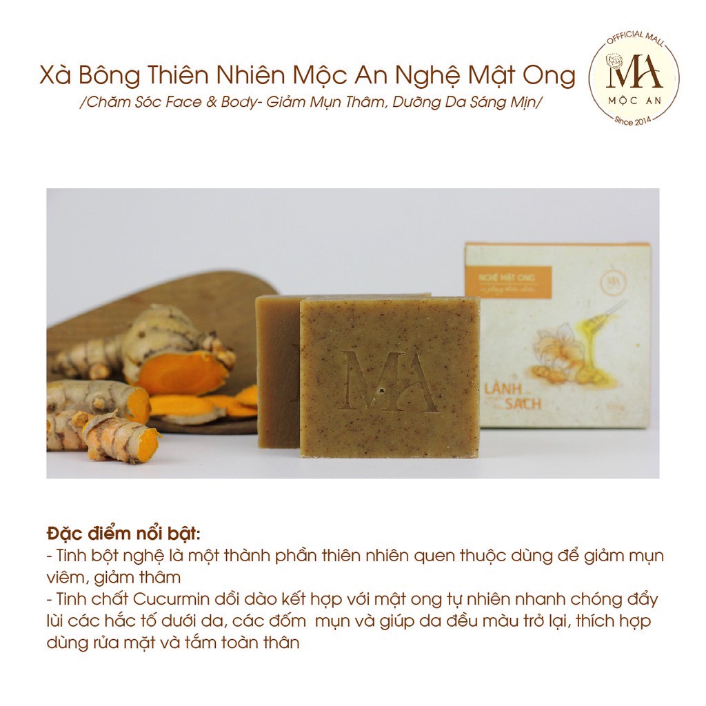 Mô tả Combo Giảm Mụn Lưng, Mụn Body Mộc An 2 Sản Phẩm Chiết Xuất Tự Nhiên, An Toàn Và Hiệu Quả - 6
