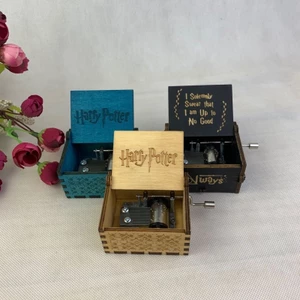 Hộp nhạc đồ chơi bằng gỗ nhiều phong cách tùy chọn kiểu Vintage