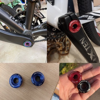 MEROCA M19 / M18 / M20 Nắp Quay Phù Hợp Với Shimano MTB Xe Đạp Đường Bộ Crankset Bolt Cap CNC BMX Xe Đạp Crank Cover Vít