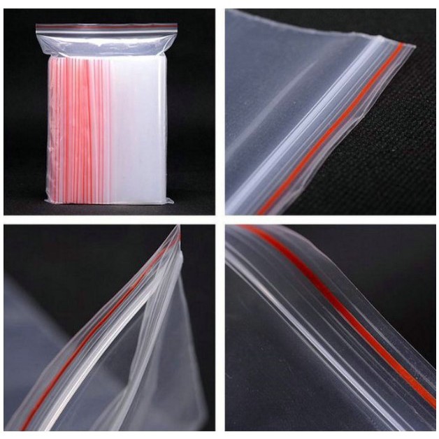 100 cái túi Zip PE Mini 6x4cm | Shopee Việt Nam