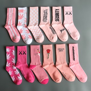 [3/4 Đôi] Tất cotton cao cấp ống dài phong cách Hàn Quốc hip-hop, thời trang unisex, phù hợp thể thao, thoải mái