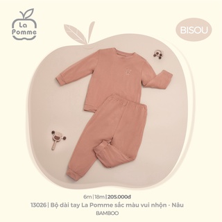 La pomme Bộ dài tay La Pomme sắc màu vui nhộn AW2022