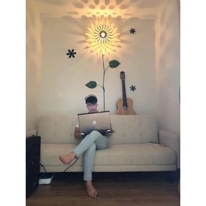 Đèn Gỗ decor trang trí nội thất DIY 051